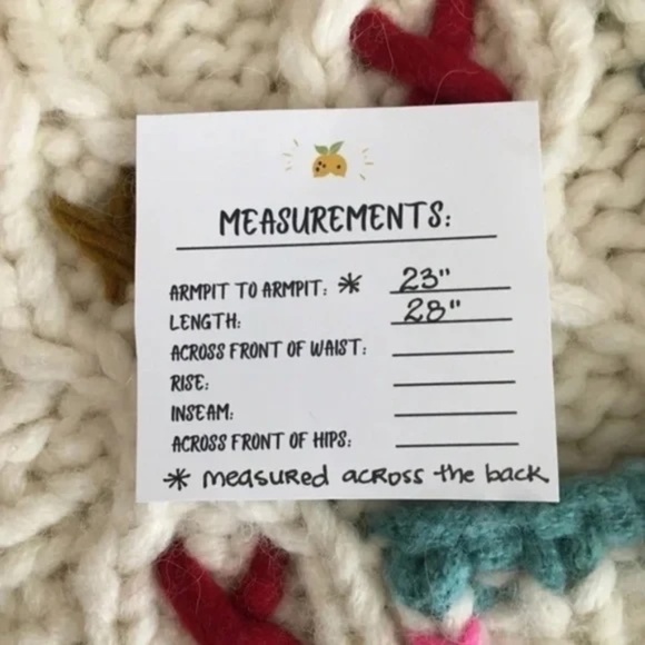 NWT!! ANTHROPOLOGIE Lima Handknit & Heartfelt Embroidered Cardigan Sweater XS/S - Picture 15 of 15